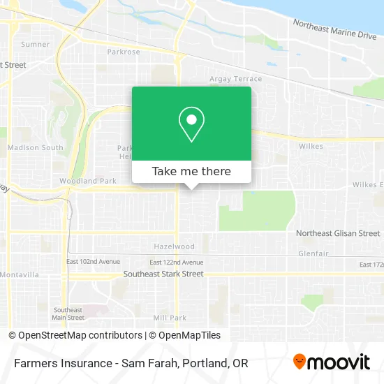 Farmers Insurance - Sam Farah map