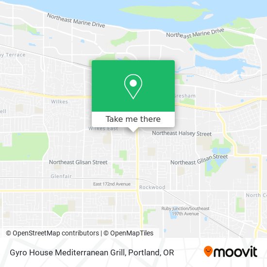 Mapa de Gyro House Mediterranean Grill