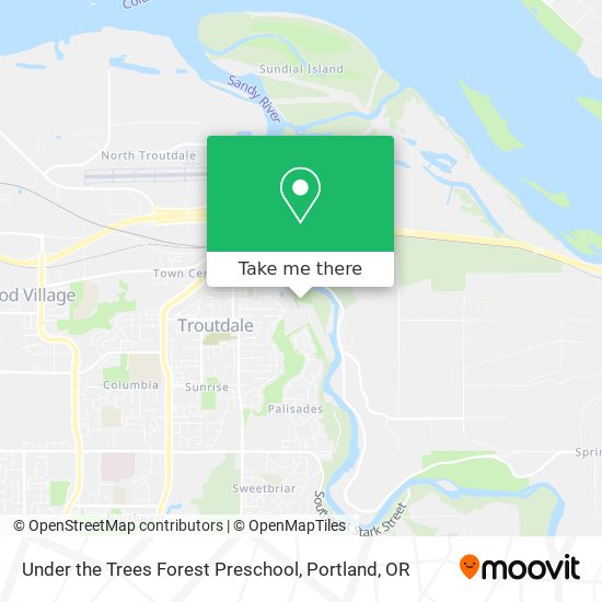 Under the Trees Forest Preschool map