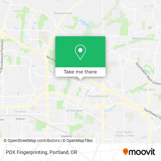 PDX Fingerprinting map