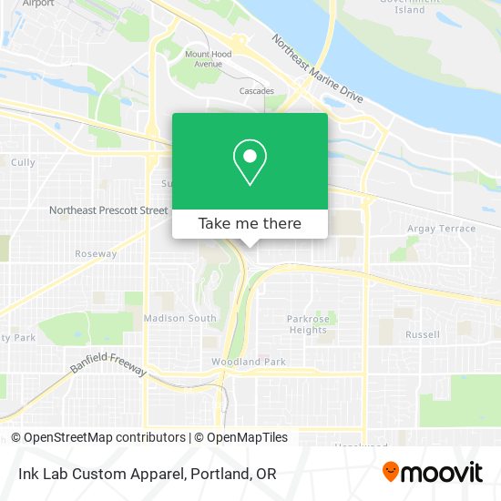 Ink Lab Custom Apparel map