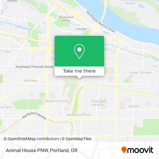 Mapa de Animal House PNW