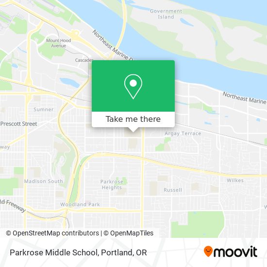 Parkrose Middle School map