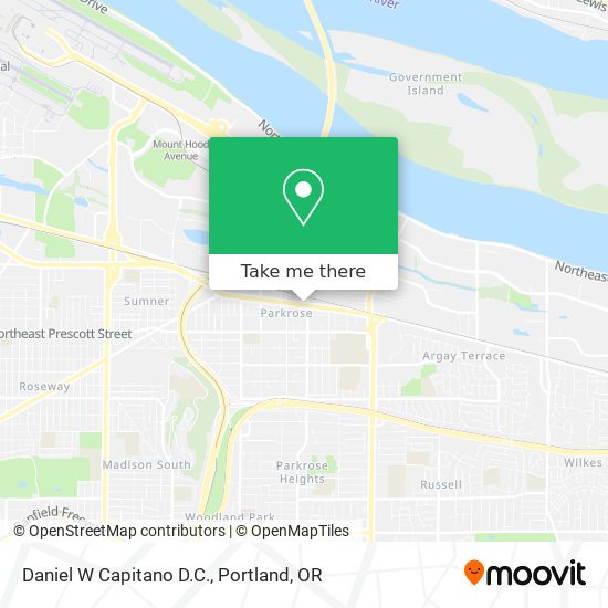 Daniel W Capitano D.C. map