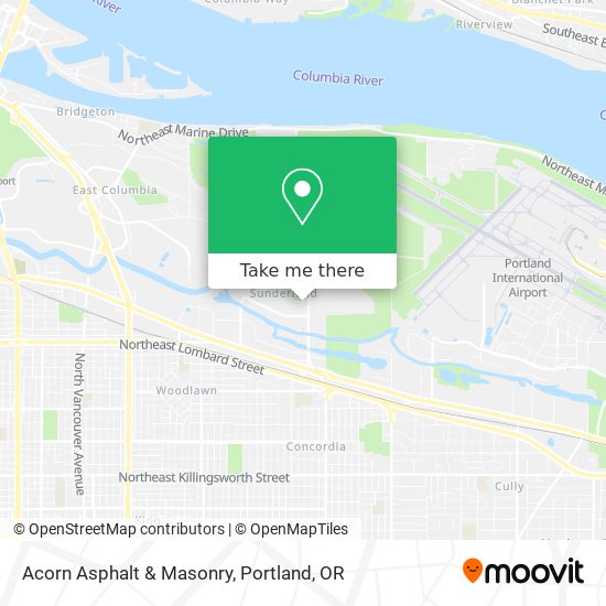 Acorn Asphalt & Masonry map