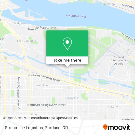 Streamline Logistics map