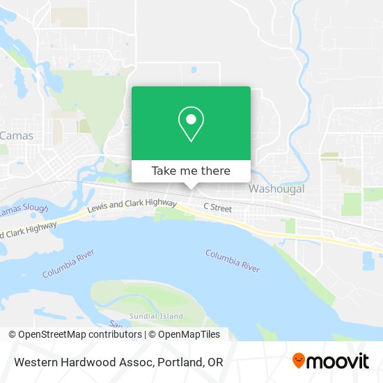 Western Hardwood Assoc map