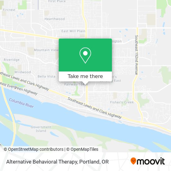 Alternative Behavioral Therapy map