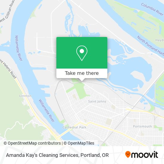 Amanda Kay's Cleaning Services map