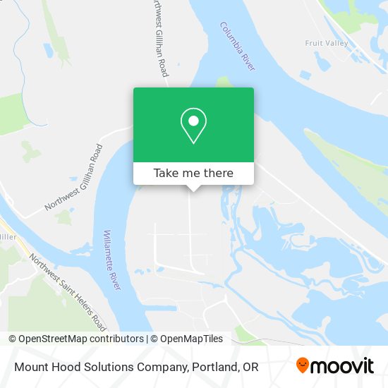 Mapa de Mount Hood Solutions Company