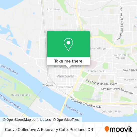 Mapa de Couve Collective A Recovery Cafe