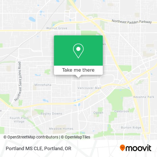 Mapa de Portland MS CLE