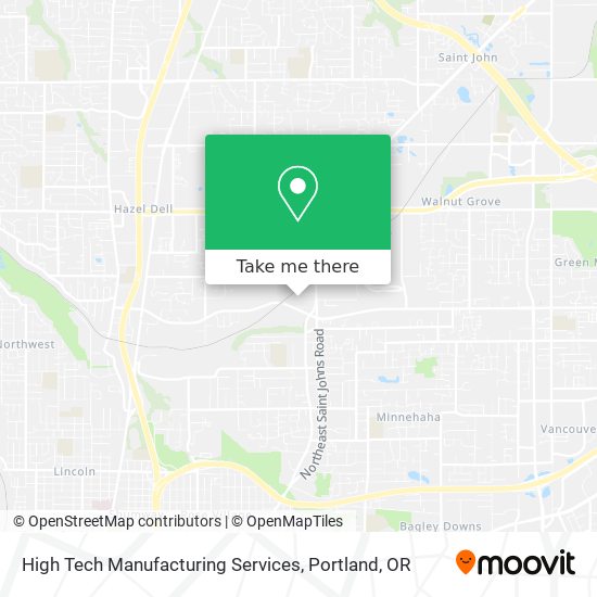 Mapa de High Tech Manufacturing Services