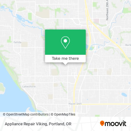 Appliance Repair Viking map