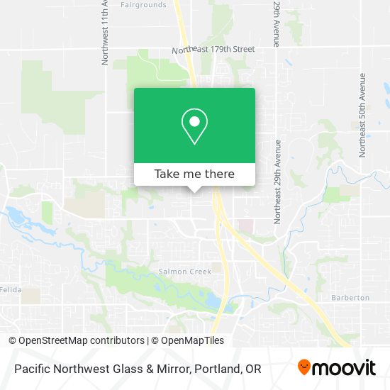 Mapa de Pacific Northwest Glass & Mirror