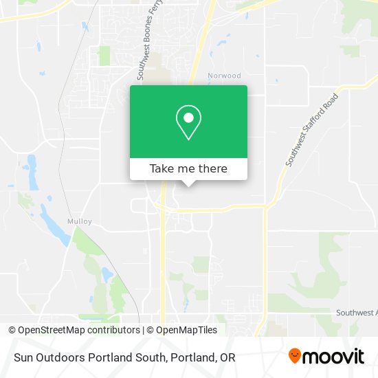 Mapa de Sun Outdoors Portland South