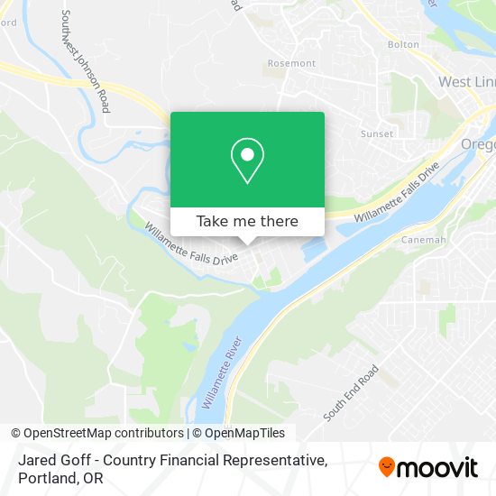 Jared Goff - Country Financial Representative map