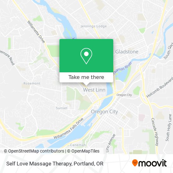 Mapa de Self Love Massage Therapy