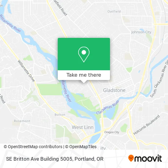 SE Britton Ave Building 5005 map