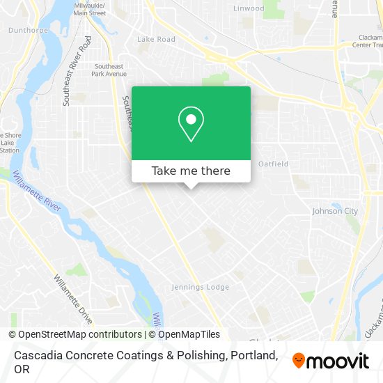 Mapa de Cascadia Concrete Coatings & Polishing