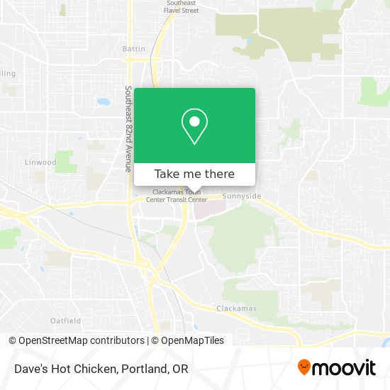 Dave's Hot Chicken map