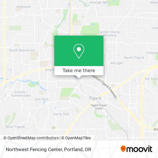 Mapa de Northwest Fencing Center