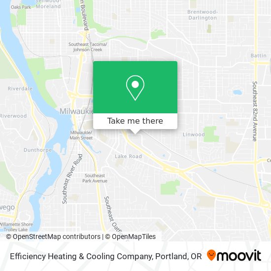 Mapa de Efficiency Heating & Cooling Company