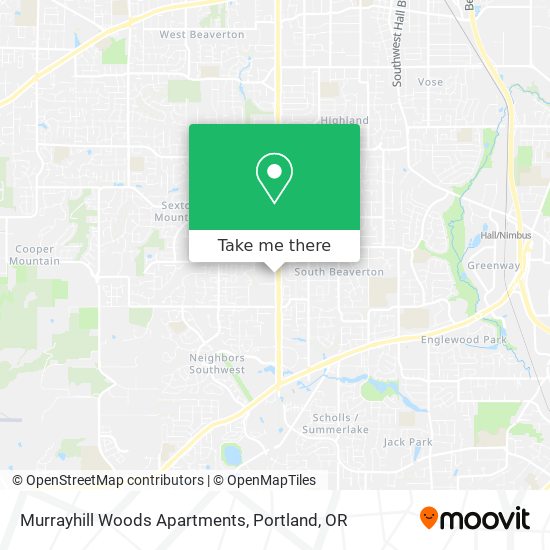 Murrayhill Woods Apartments map