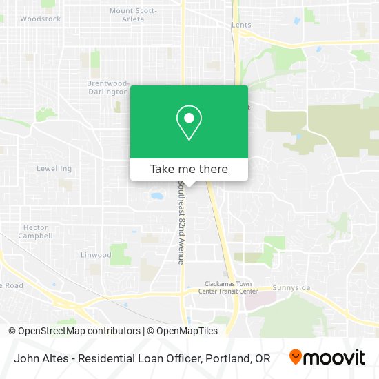 John Altes - Residential Loan Officer map
