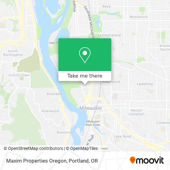 Mapa de Maxim Properties Oregon