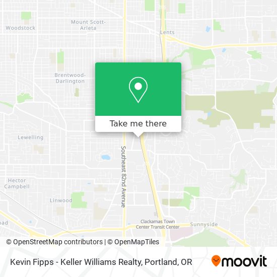 Mapa de Kevin Fipps - Keller Williams Realty