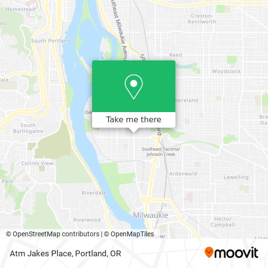 Atm Jakes Place map