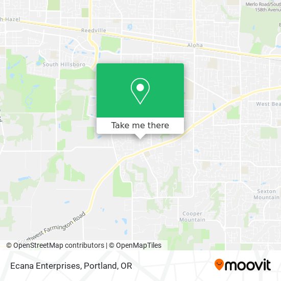 Ecana Enterprises map