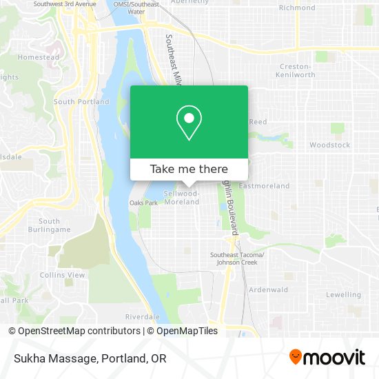 Sukha Massage map