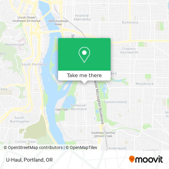 U-Haul map