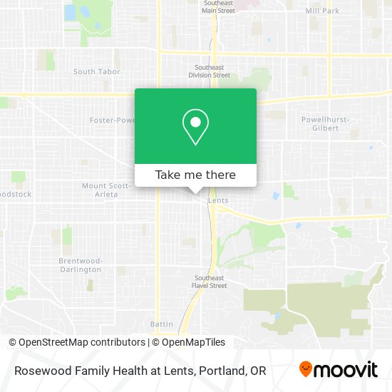 Mapa de Rosewood Family Health at Lents