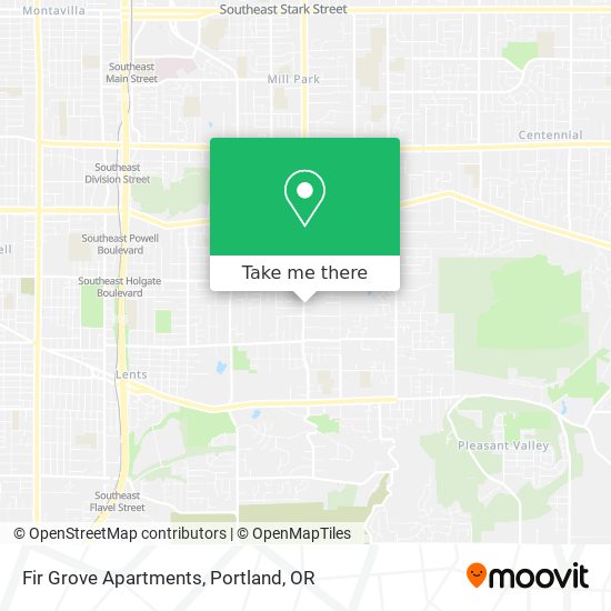 Fir Grove Apartments map