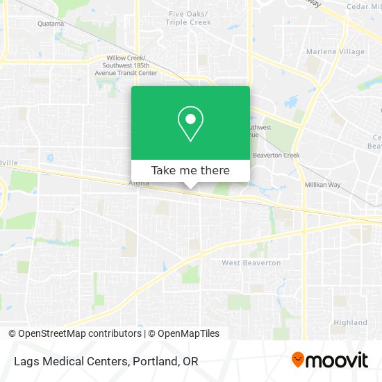 Lags Medical Centers map