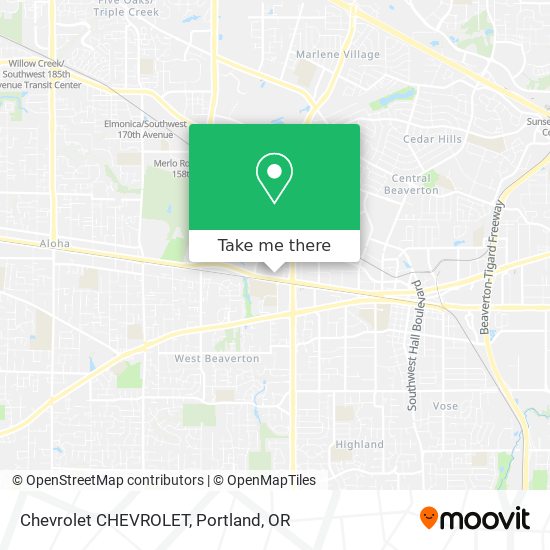 Chevrolet CHEVROLET map