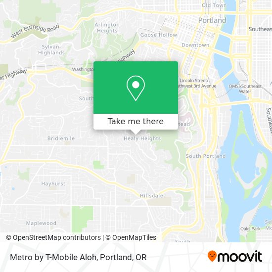 Mapa de Metro by T-Mobile Aloh