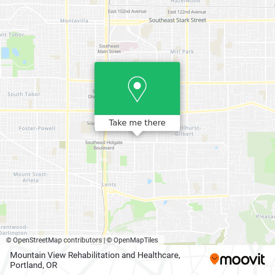 Mapa de Mountain View Rehabilitation and Healthcare