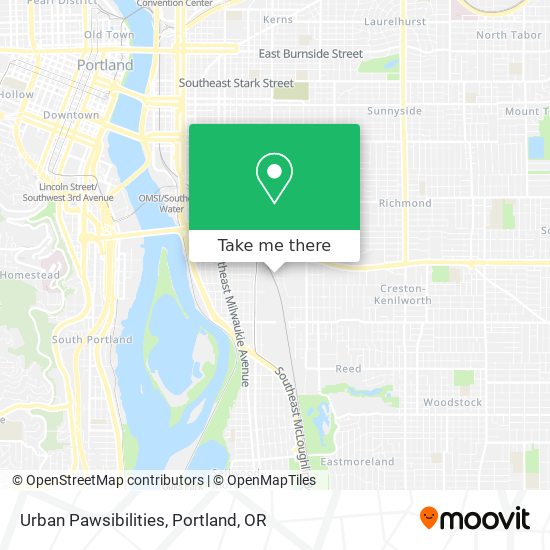 Urban Pawsibilities map