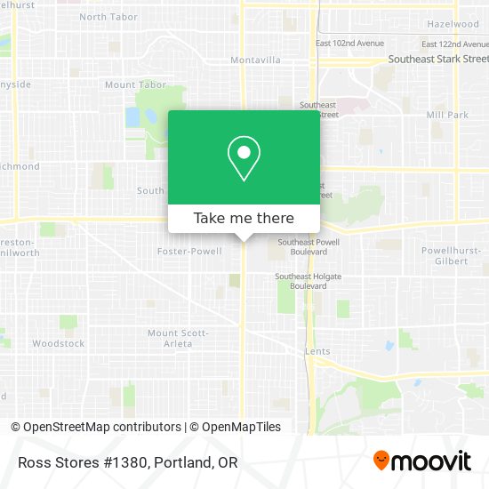 Ross Stores #1380 map
