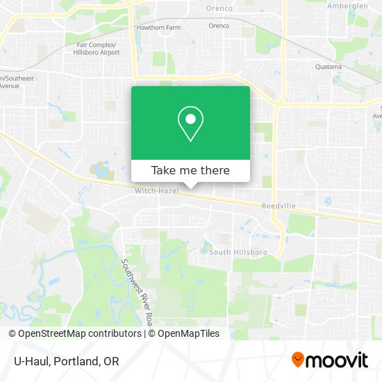 U-Haul map