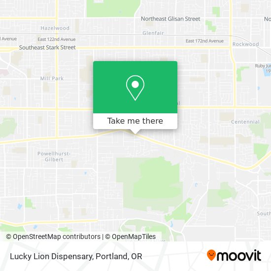 Lucky Lion Dispensary map