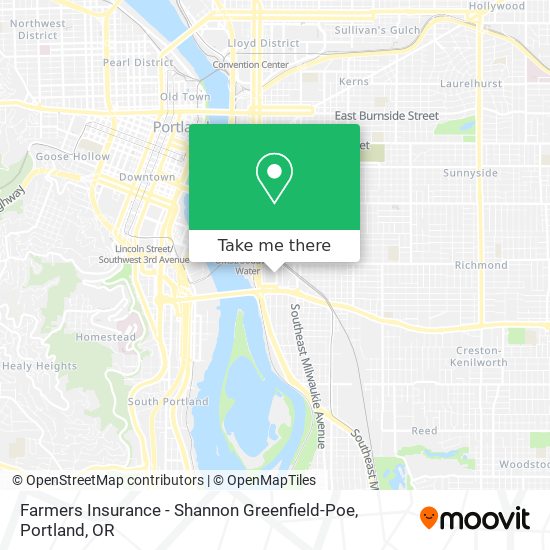 Mapa de Farmers Insurance - Shannon Greenfield-Poe