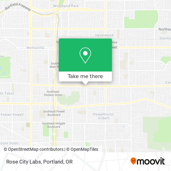 Mapa de Rose City Labs