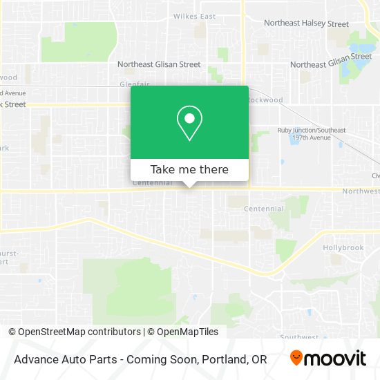 Advance Auto Parts - Coming Soon map