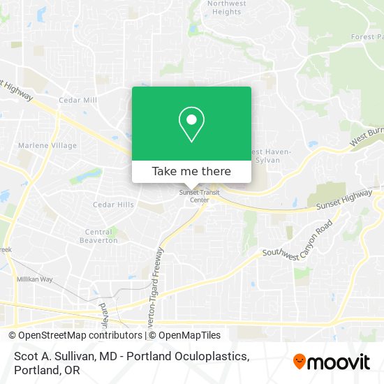 Mapa de Scot A. Sullivan, MD - Portland Oculoplastics