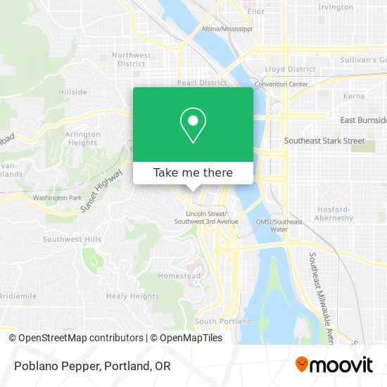 Poblano Pepper map